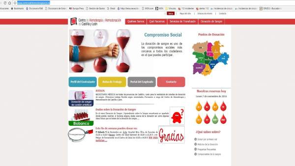 Llamamiento del Centro de Hemoterapia y Hemodonación para donar sangre Llamamiento del Centro de Hemoterapia y Hemodonación para donar sangre