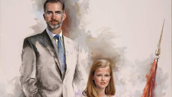 Felipe VI y su primogénita Felipe VI y su primogénita