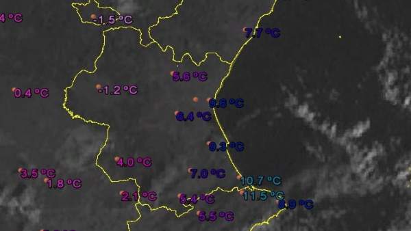 La Comunitat Valenciana viu les primeres gelades de la tardor i els termòmetres cauen fins a -1,5 zero en Ademús La Comunitat Valenciana viu les primeres gelades de la tardor i els termòmetres cauen fins a -1,5 zero en Ademús