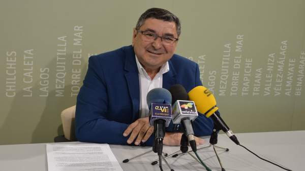 Alcalde de Vélez-Málaga, Moreno Ferrer, en rueda de prensa Alcalde de Vélez-Málaga, Moreno Ferrer, en rueda de prensa