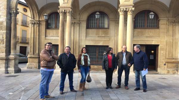 Visita de García Anguita a Úbeda Visita de García Anguita a Úbeda