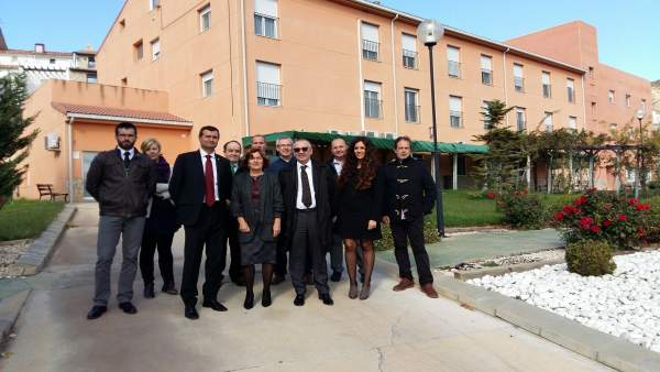 Broto en su visita a Teruel este lunes Broto en su visita a Teruel este lunes