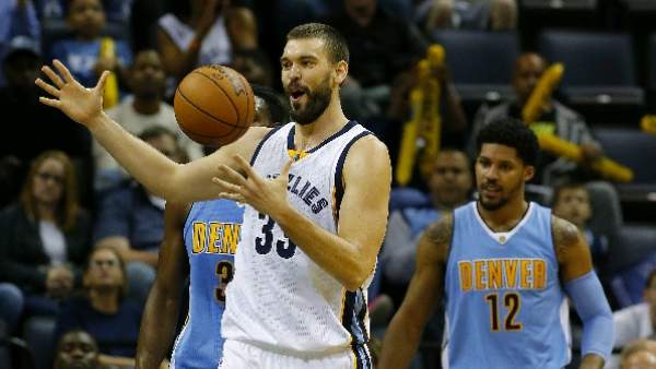 Marc Gasol, en los Grizzlies Marc Gasol, en los Grizzlies