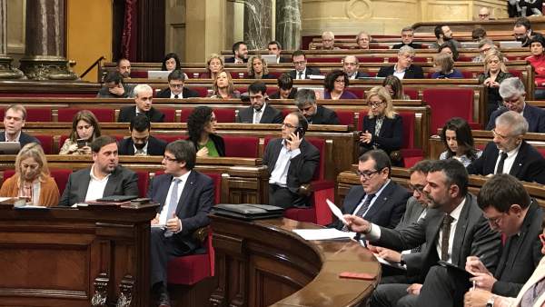 Pleno del Parlament. Pleno del Parlament.