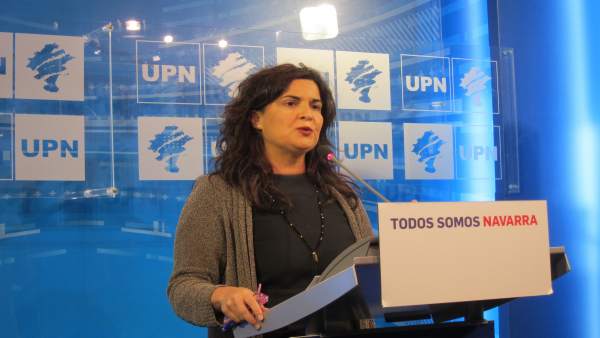 La parlamentaria de UPN, Maribel García Malo La parlamentaria de UPN, Maribel García Malo