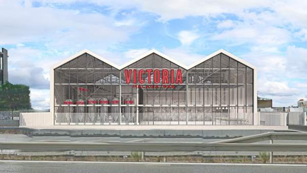 Fachada de la futura fábrica de cervezas victoria en málaga Fachada de la futura fábrica de cervezas victoria en málaga