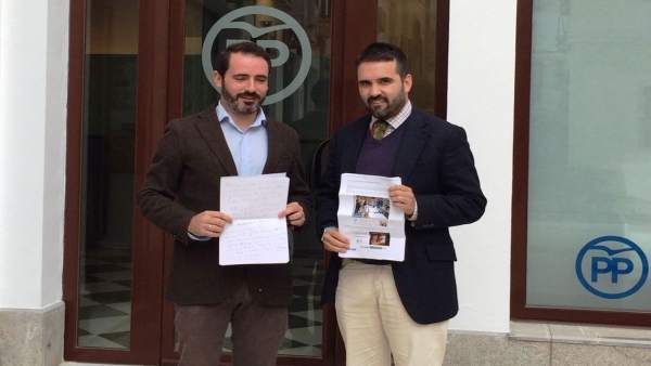José Ramón Carmona junto a Jacobo Florido. José Ramón Carmona junto a Jacobo Florido.