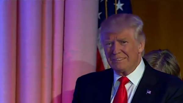 Un conciliador Trump pide renovar el sueño americano Un conciliador Trump pide renovar el sueño americano