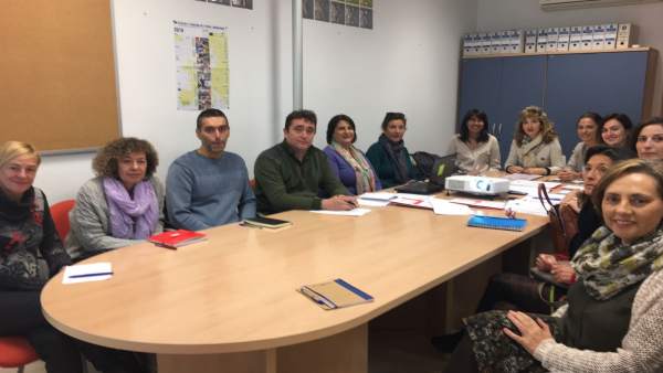 Reunión sobre el proyecto europeo de movilidad Young Eurolab. Reunión sobre el proyecto europeo de movilidad Young Eurolab.