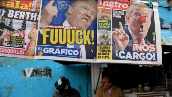 Trump en las portadas de México Trump en las portadas de México