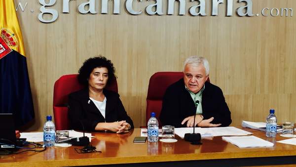 El consejero Carmelo Ramírez este jueves en rueda de prensa El consejero Carmelo Ramírez este jueves en rueda de prensa