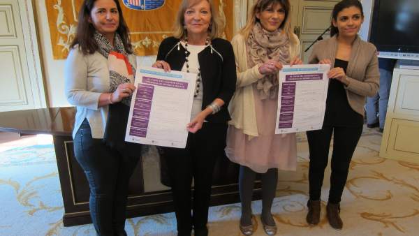 Presentación de la jornada contra la violencia de género en Salamanca. Presentación de la jornada contra la violencia de género en Salamanca.