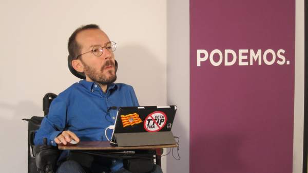 El secretario general de Podemos Aragón, Pablo Echenique El secretario general de Podemos Aragón, Pablo Echenique