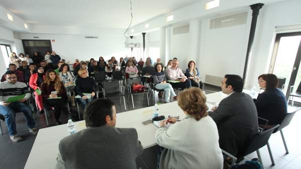 Inauguración del encuentro sobre la realidad temporera. Inauguración del encuentro sobre la realidad temporera.