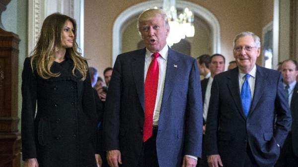 Donald Trump y su mujer Melania Donald Trump y su mujer Melania