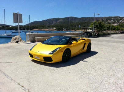 LAMBORGHINI GALLARDO SPYDER ROBADO