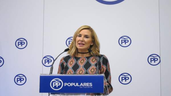 Ana Beltrán, portavoz del PPN Ana Beltrán, portavoz del PPN