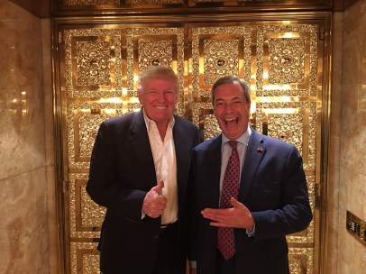 Trump y Farage