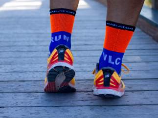 Calcetines homenaje Maratón Valencia 2016