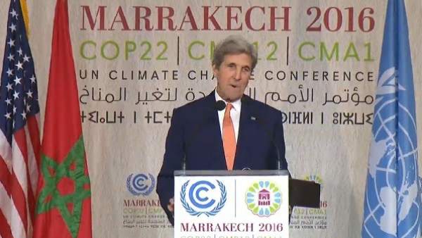 John Kerry, en Marrakech John Kerry, en Marrakech
