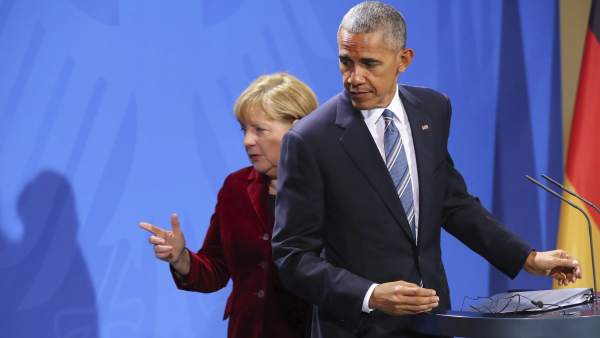 Obama y Merkel Obama y Merkel