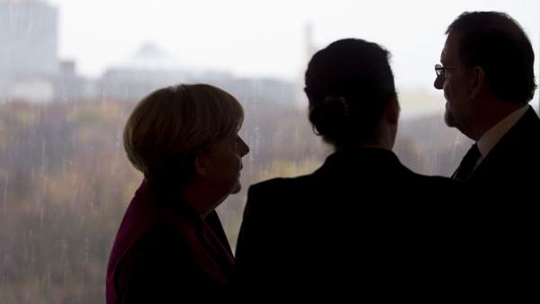 Merkel y Rajoy Merkel y Rajoy