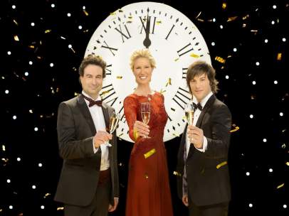 Anne Igartiburu, Pepe Rodríguez y Jordi Cruz