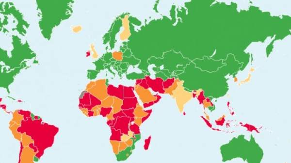 El mapa del aborto en el mundo El mapa del aborto en el mundo