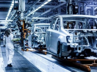 Línea de ensamblaje de Volkswagen