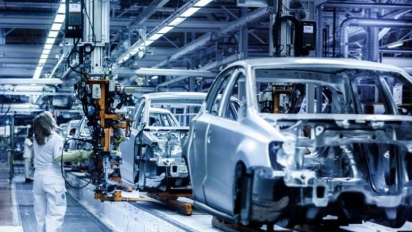 Línea de ensamblaje de Volkswagen Línea de ensamblaje de Volkswagen