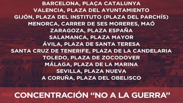 'Siria. No A La Guerra' 'Siria. No A La Guerra'