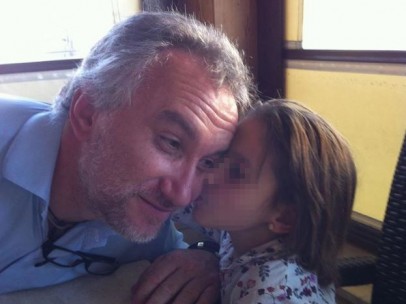 Nadia y su padre.