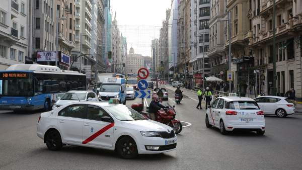 Cortes de tráfico en Gran Vía Cortes de tráfico en Gran Vía