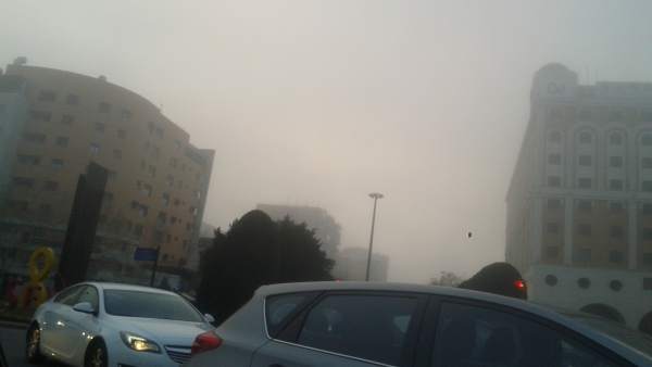 Niebla en Sevilla a primera hora de la mañana Niebla en Sevilla a primera hora de la mañana