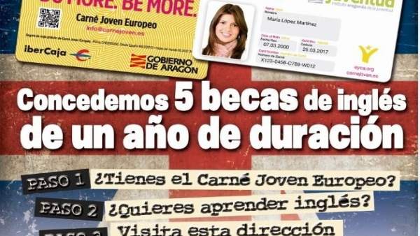 Cartel de los cursos de inglés del IAJ Cartel de los cursos de inglés del IAJ