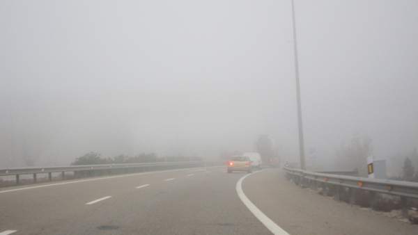 Niebla en las carreteras aragonesas Niebla en las carreteras aragonesas