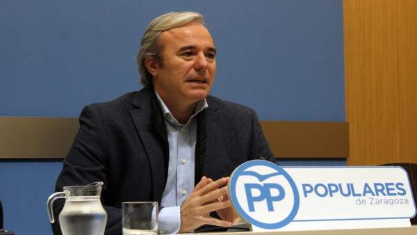 El portavoz del grupo municipal del PP en el Ayuntamiento, Jorge Azcón. El portavoz del grupo municipal del PP en el Ayuntamiento, Jorge Azcón.
