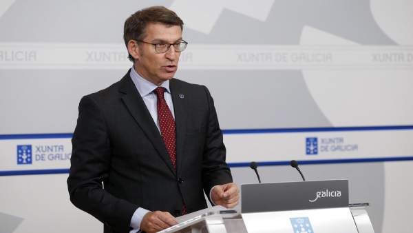 Feijóo en rueda de prensa del Consello el 24 de noviembre Feijóo en rueda de prensa del Consello el 24 de noviembre