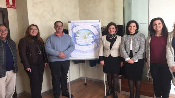 Ambrosio (centro), junto a Crespín, durante el encuentro con Autismo Córdoba Ambrosio (centro), junto a Crespín, durante el encuentro con Autismo Córdoba