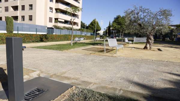 Nueva fuente en la zona de expansión sur. Nueva fuente en la zona de expansión sur.