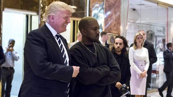 Kanye West y Donald Trump Kanye West y Donald Trump