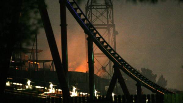 Incendio en FerrariLand Incendio en FerrariLand