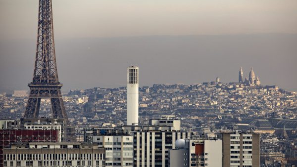 Nube de polución sobre París Nube de polución sobre París