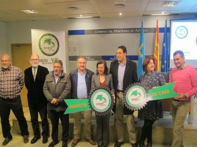 La Consejera De Desarrollo Rural, M. Jesús Álvarez, Presentación Vacuno Mayor.