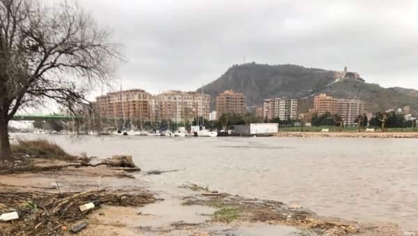 Imagen del temporal en Cullera Imagen del temporal en Cullera