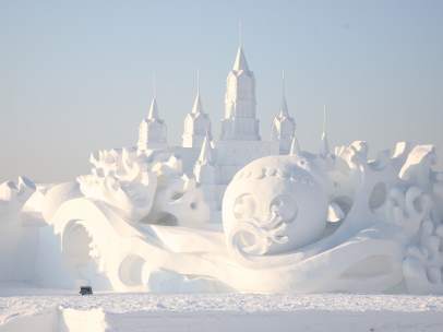 Escultura en nieve