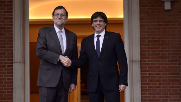 Mariano Rajoy y Carles Puigdemont Mariano Rajoy y Carles Puigdemont