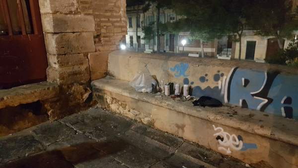 Denunciado un joven por realizar un grafiti en el monumento de Los Silos Denunciado un joven por realizar un grafiti en el monumento de Los Silos
