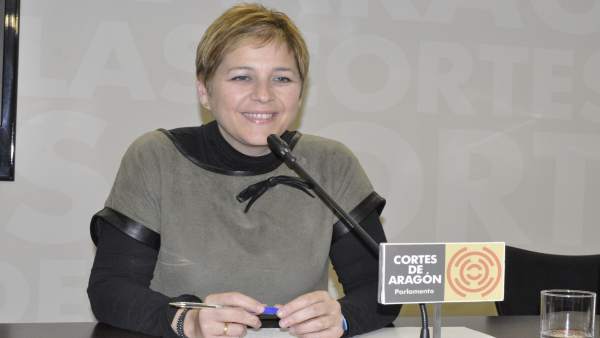 La diputada del PAR en las Cortes de Aragón, Berta Zapater La diputada del PAR en las Cortes de Aragón, Berta Zapater