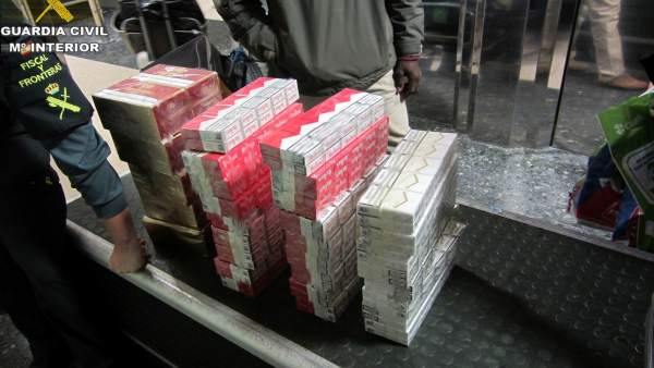 Cajetillas de tabaco incautadas Cajetillas de tabaco incautadas